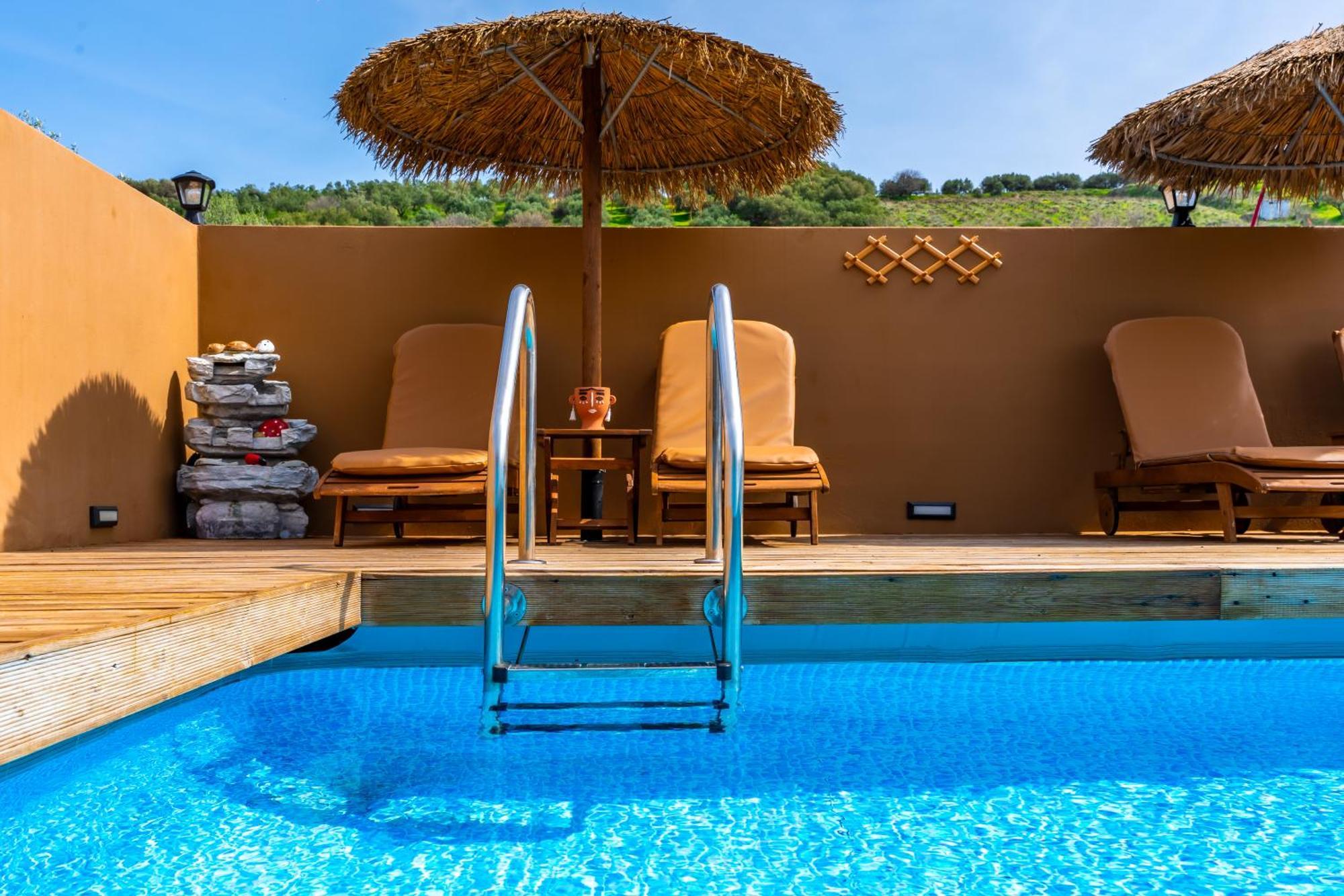 Countryhouse Villa With Pool & Private Parking Iraklio Eksteriør billede